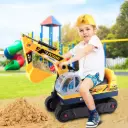 Keezi Ride On Car Toys Kids Excavator Digger Sandpit Bulldozer Car Pretend Play