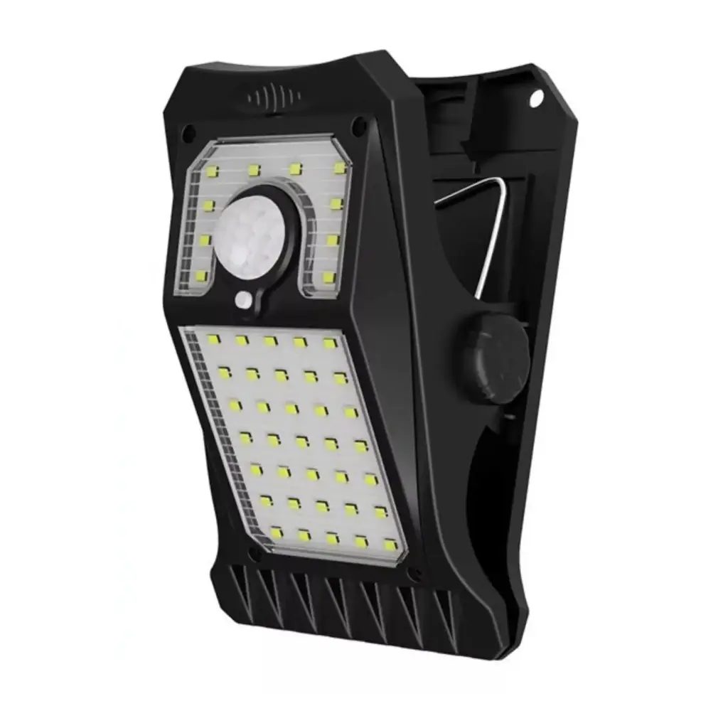 Clip-On Solar LED Light Outdoor Motion Sensor 45 LEDs IP65 Waterproof Security Wall Light
