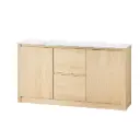 Artiss Buffet Sideboard Marble Style Tabletop - Pine