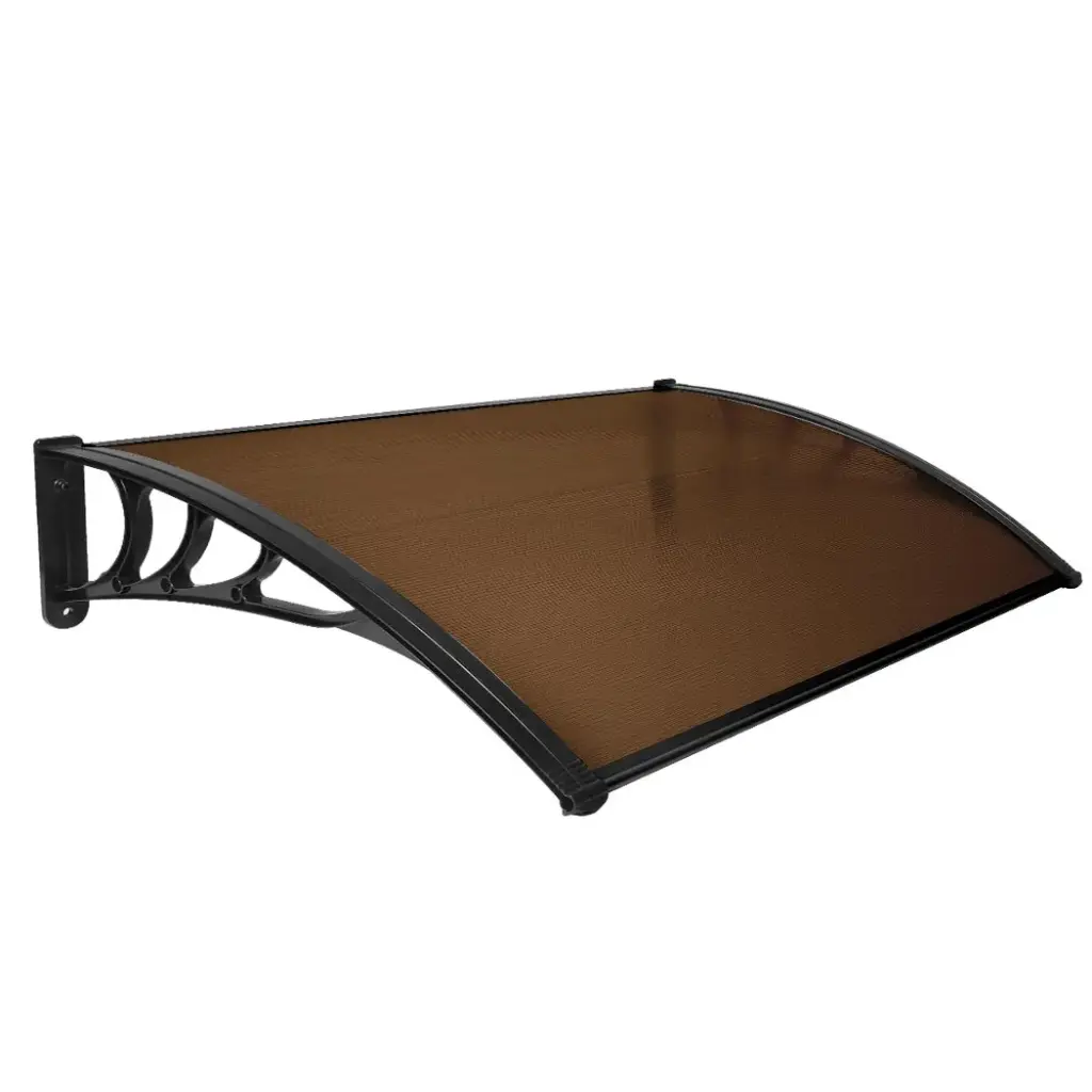 Mountview Window Door Awning Outdoor 1M X 1.5M Brown 1x1.5M