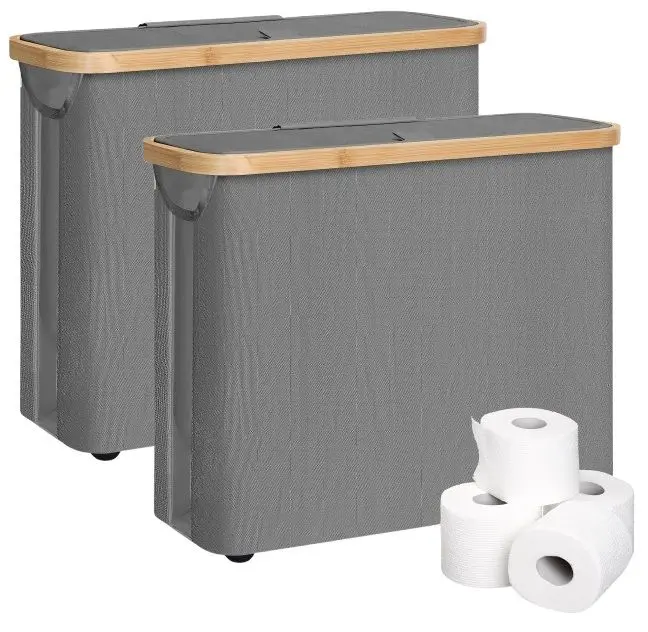 CARLA HOME 2 pack Toilet Paper Storage Basket