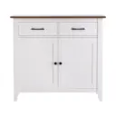 Artiss Buffet Sideboard Storage Cabinet Kitchen Cupboard Hallway 2 Drawers White