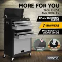 Giantz 7 Drawer Tool Box Cabinet Chest Trolley Toolbox Garage Storage Grey