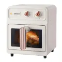 Devanti 6L Air Fryer Knob Control 1700W Cream