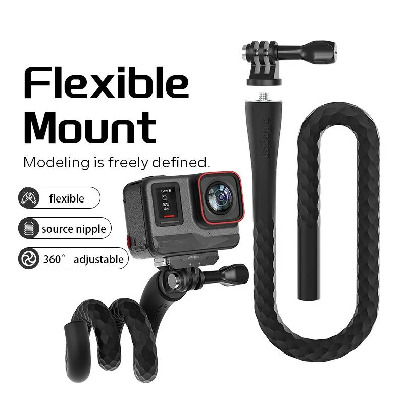 Flexible Octopus Stand For Sports Camera Vlogging - Cycling Accessory