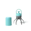 Blue Portable Pet Poop Scooper - 6-Claw Design