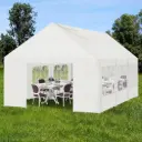 Wallaroo 6x6m Outdoor Event Marquee Gazebo Party Wedding Tent - White