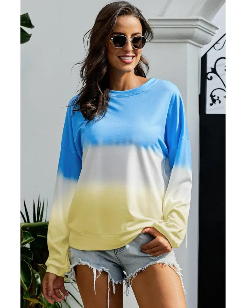 Azura Exchange Tie Dye Pullover Sweatshirt