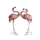 Set 2 Asst Flamingo Statues 96cm