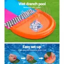 Bestway Water Slide Slip Kids 488cm Dual Slides Splash Pad 