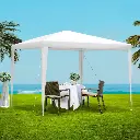 Instahut Gazebo 3x3m Wedding Party Marquee Tent Outdoor Event Camping Canopy Shade White