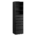 Artiss 6 Chest of Drawers Tallboy Cabinet Black