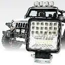 2 Pcs 4 Inch 20W Spot / Flood Light White Light 