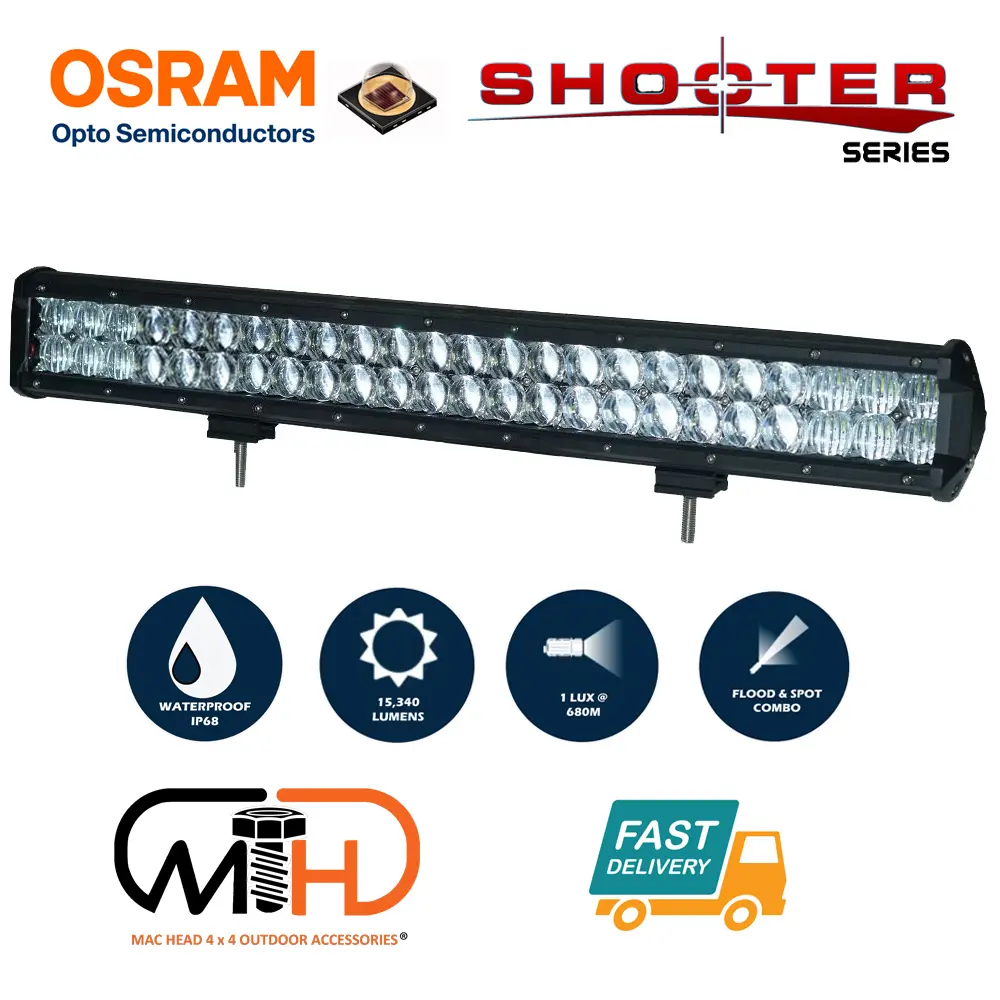 23inch Osram LED Light Bar 5D 144w Sopt Flood Combo Beam Work Driving Lamp 4wd 