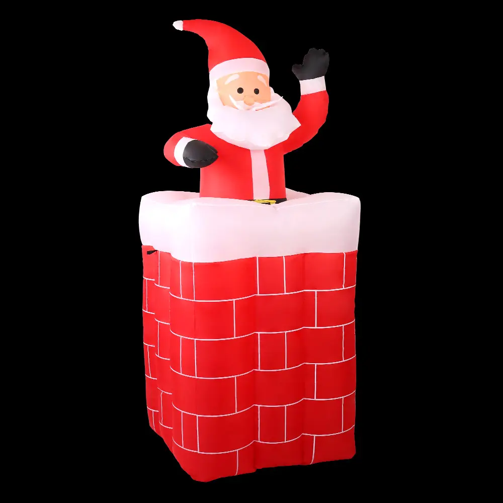 Jingle Jollys Christmas Inflatable Santa Pop Up 1.8M Illuminated Decorations 