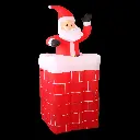 Jingle Jollys Christmas Inflatable Santa Pop Up 1.8M Illuminated Decorations 