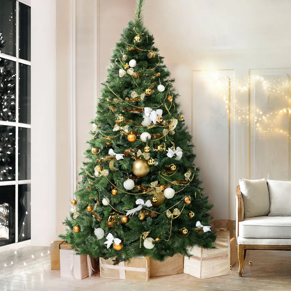 Jingle Jollys Christmas Tree 1.8M Xmas Tree Decorations Pine Needles 1024 Tips 