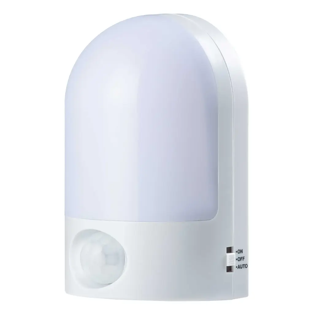 Motion Activated LED Light - Round Portable Hanging Battery Night Sensor Lamp 