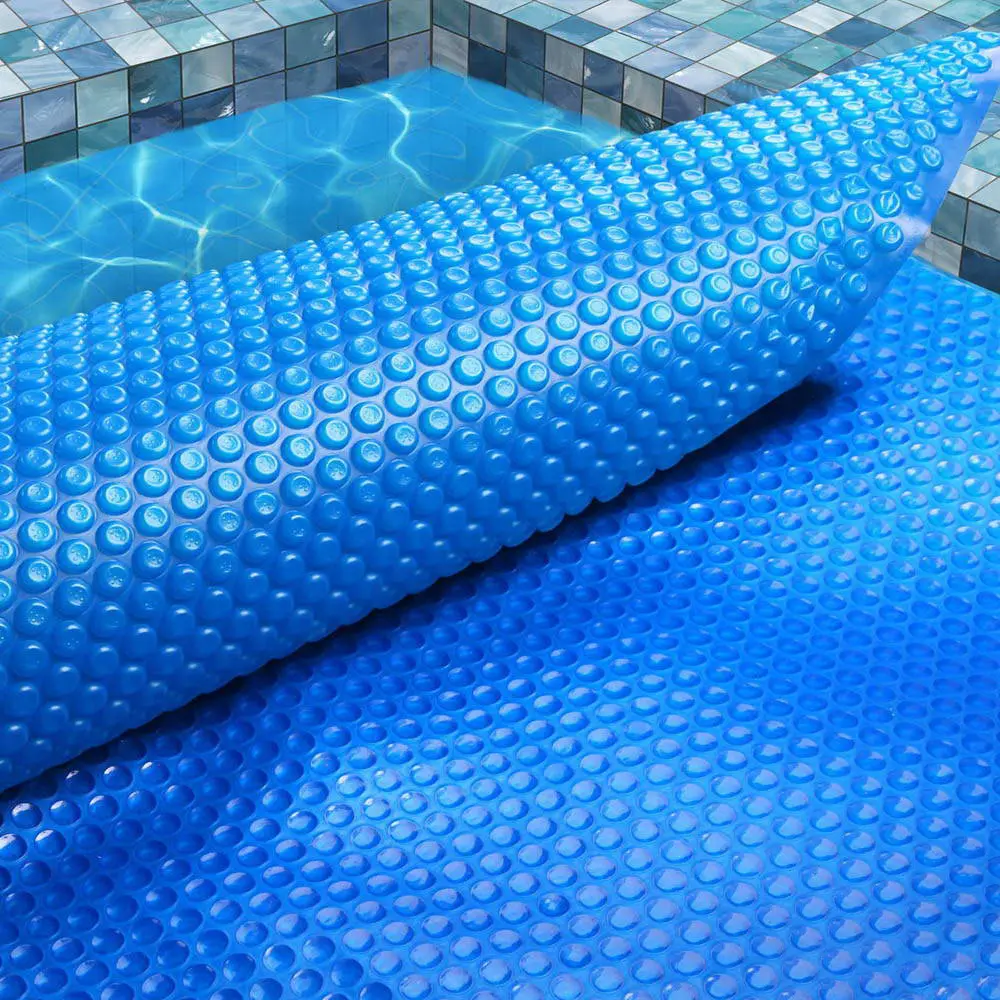 Aquabuddy Pool Cover 500 Micron 8x4.2m Swimming Pool Solar Blanket Blue 