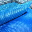 Aquabuddy Pool Cover 500 Micron 8x4.2m Swimming Pool Solar Blanket Blue 