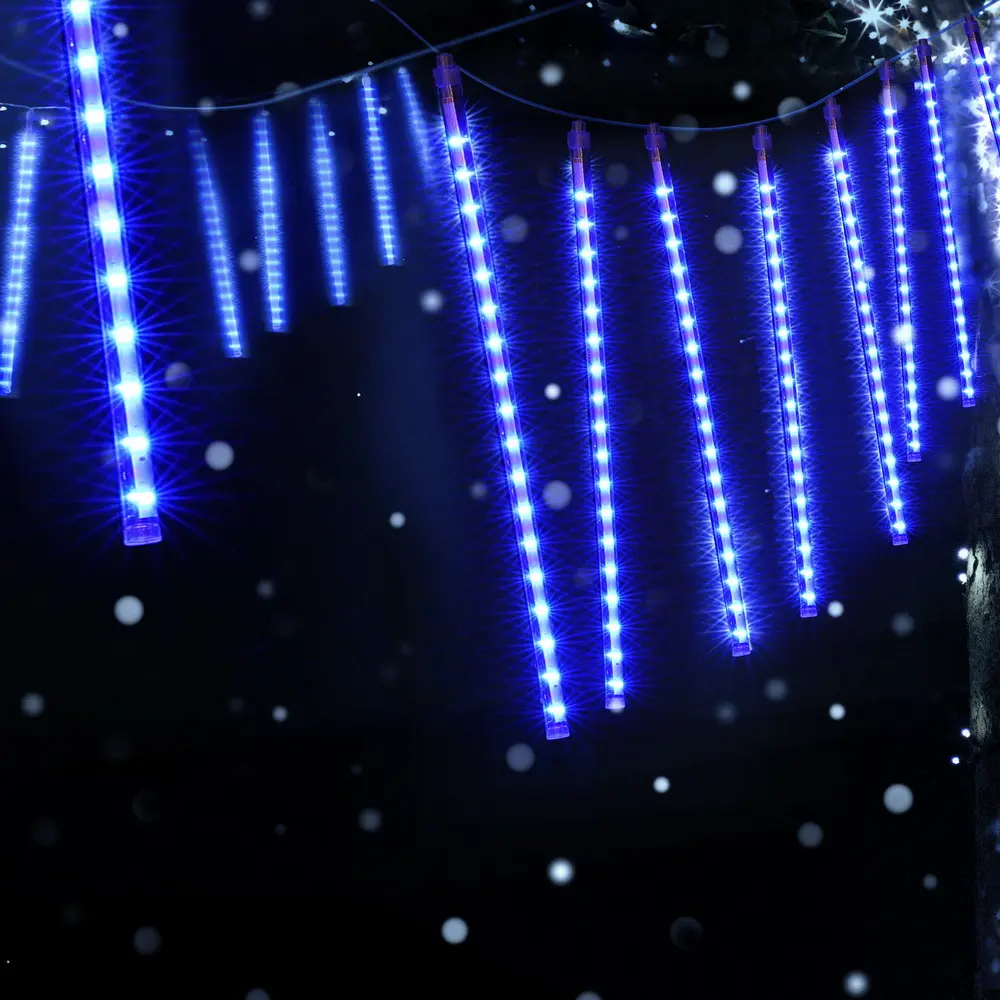 288 LED 7M Christmas Lights Icicle Light Falling Metor Jingle Jollys 