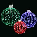 Jingle Jollys Christmas Lights 320 LED Fairy Light 3pcs Ball Decorations Set 