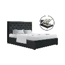 Artiss Bed Frame Double Size Gas Lift Charcoal VILA 