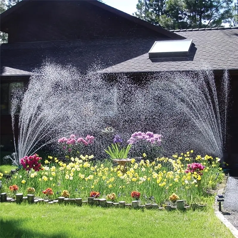 3-Piece 360-Degree Multi-Head Garden Sprinkler Set - Efficient Watering Solution 