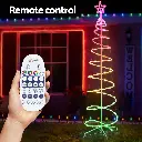 Jingle Jollys Christmas Tree 1.8m 100 RGB LED Rope Lights Xmas Trees Decoration 
