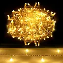 Jingle Jollys 100M Christmas Lights String Fairy Light 500 LED Warm White 