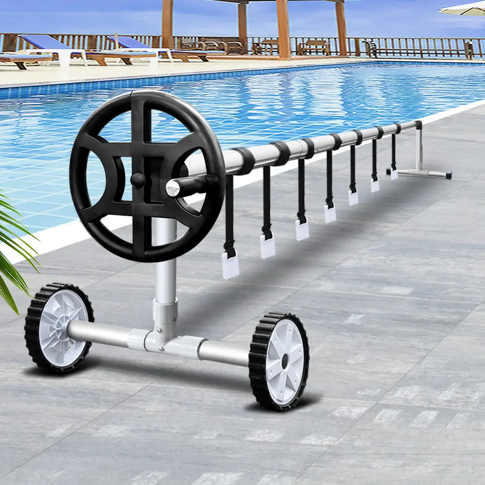 Aquabuddy Pool Cover Roller 4m Adjustable Swimming Pool Solar Blanket Reel 