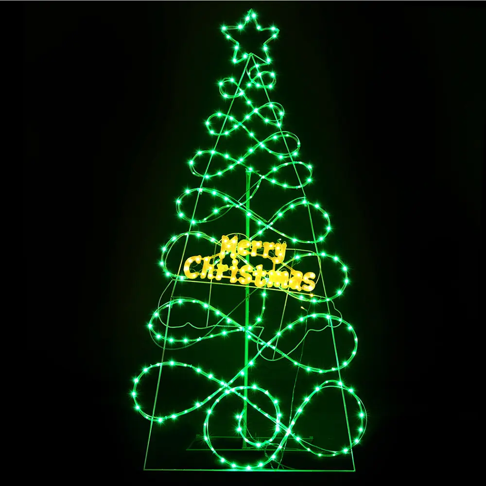 Jingle Jollys 1.7M Christmas Tree 230 LED RGB Motif Lights 