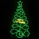 Jingle Jollys 1.7M Christmas Tree 230 LED RGB Motif Lights 