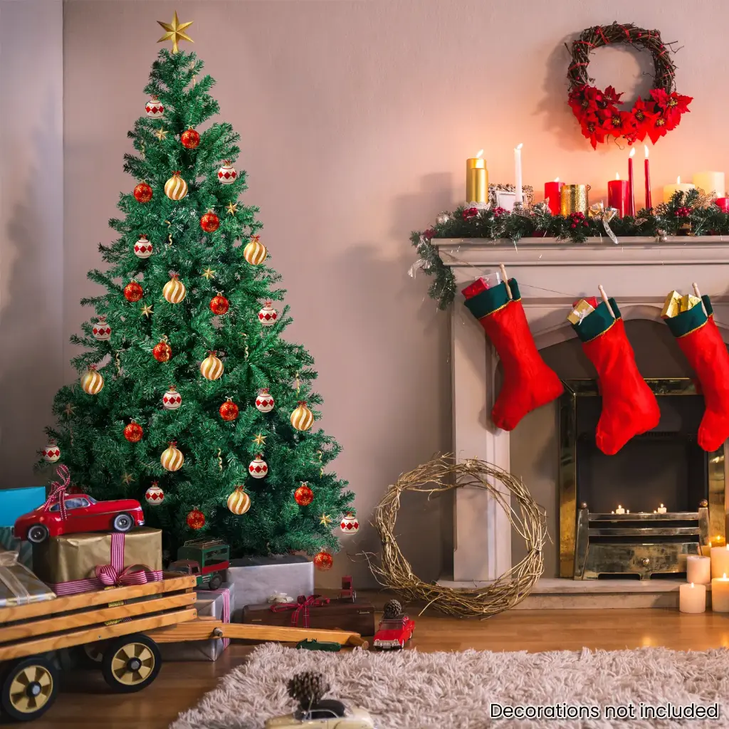 Christabelle Green Christmas Tree 2.1m Xmas Decor Decorations -1200 Tips 