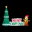 Jingle Jollys Christmas Inflatable Gingerbread Man Tree LED Illuminated Decorations 