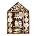 70-piece Christmas Tree Xmas Balls Decorations Baubles Hanging Party Ornament 