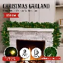 Christabelle 2.7m Christmas Garland with LED Lights Chadwick Tree Decoration Ornament 
