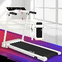 Everfit Treadmill Electric Home Gym Fitness Exercise Knob Foldable 450mm White 