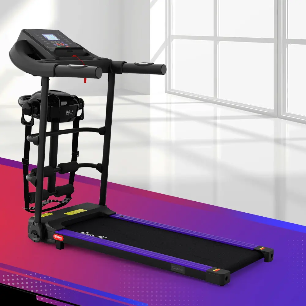 Everfit Treadmill Electric Home Gym Fitness Exercise Machine w/ Massager 400mm 