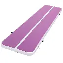 Everfit 4M Air Track Gymnastics Tumbling Exercise Cheerleading Mat Inflatable Purple 