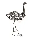 Metal Mrs Emu Garden Statue 55x92cm 