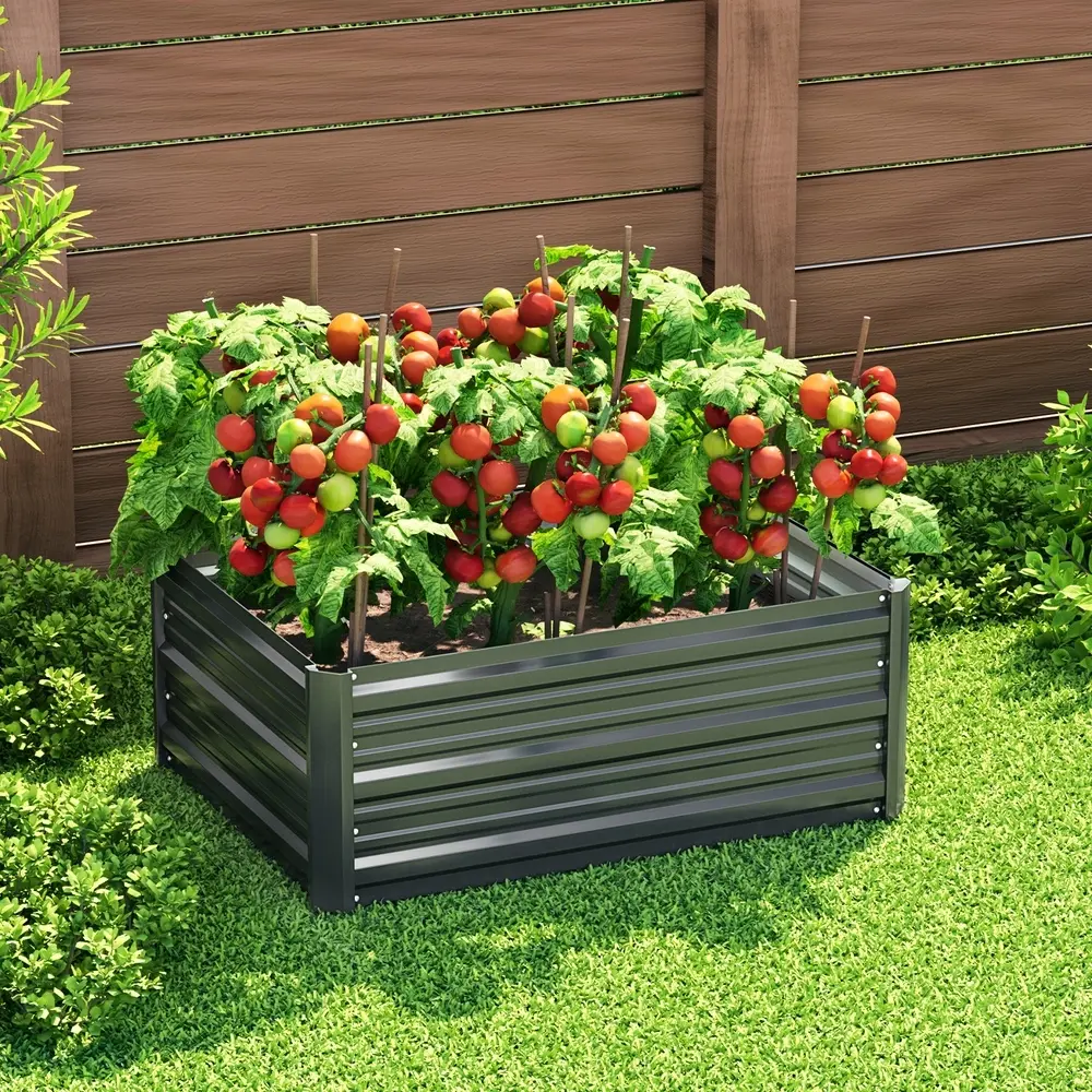 Green Fingers Garden Bed 80X60X30cm Planter Box 