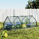 Green Fingers Greenhouse 2.7x0.9x0.9M Mini Green House Raised Garden Bed Planter Box 