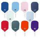 Fiberglass Pickleball Paddle - Lightweight 215g with Anti-Slip TPU Grip for Outdoor Sports (Green/Orange/Blue/Red/Purple)