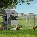 i.Pet Chicken Coop Rabbit Hutch Extra Large Wooden Run Bunny Cage Poultry House Outdoor 