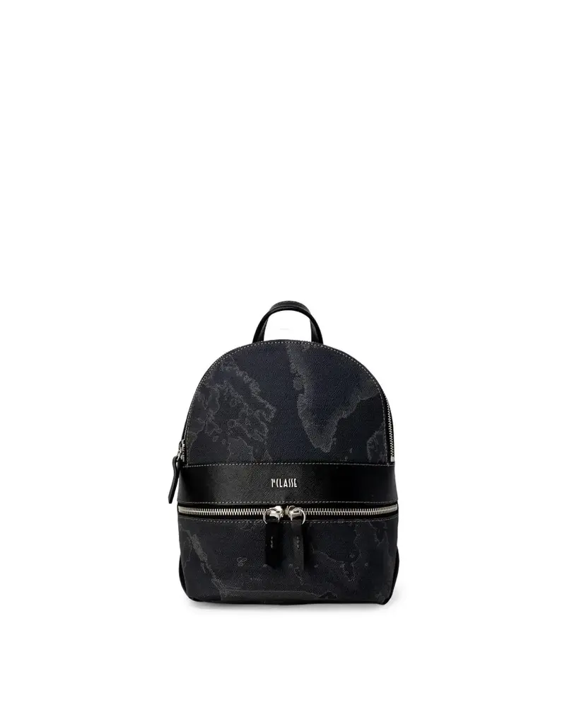 Alviero Martini Prima Classe Women's Black Leather Backpack - One Size 
