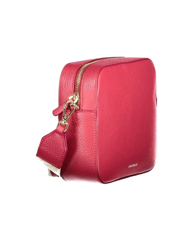 Coccinelle Women's Red Leather Handbag - One Size 