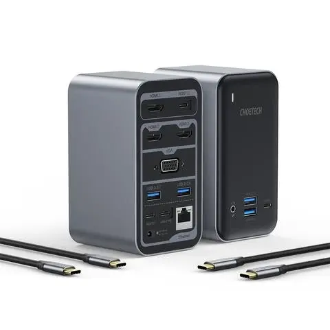 Choetech HUB-M21 15-in-1 USB C Docking Station 