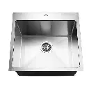 Cefito Kitchen Sink 53X50CM Stainless Steel Basin Single Bowl Silver 