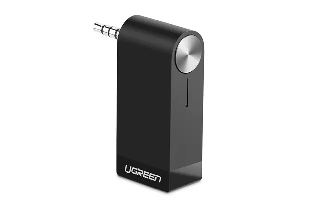 UGREEN Wireless Bluetooth 4.1 Music Audio Receiver Adapter with Mic & Battery - black (30348) 
